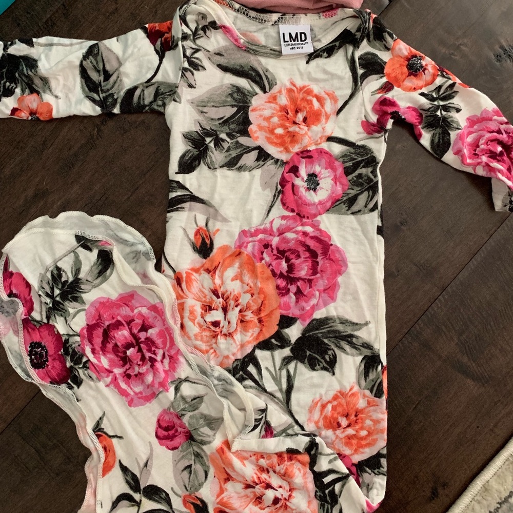 Little miss dessa newborn gown